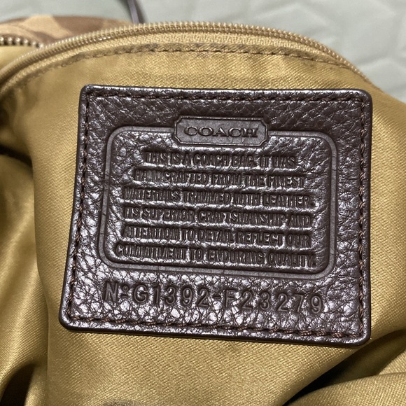 Coach signature bag purse large - Picture 7 of 14
